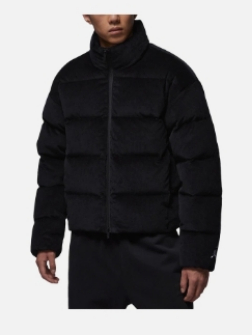 New Nike Jordan Flight Down Puffer Black Corduroy HV0536-237 Men's Sz XXL